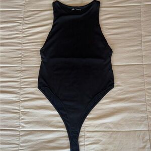 Zara Women's Black Bodysuit